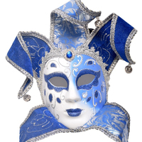 Masque de fête de mascarade intégral, masque vénitien de luxe, masque de carnaval, accessoire artisanal pour fête costumée