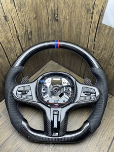 Volant sport <span class=keywords><strong>AMG</strong></span> en cuir et fibre de carbone pour <span class=keywords><strong>Mercedes</strong></span> Benz <span class=keywords><strong>C</strong></span> E S G GLE GLS GLC CLS W213 W222 W205 C63, nouvelle édition améliorée - Product Image 2