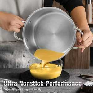 Chất Lượng Cao 304 Thép Không Gỉ Nấu Ăn Hầm Chậu Không Dính Nhà Bếp Cảm Ứng Nồi Thép Không Gỉ Súp Cổ Phiếu Mì Ống Chậu - Product Image 4