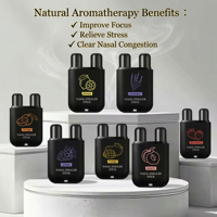 Bâtonnet inhalateur nasal OEM |   Inhalateur d'aromathérapie pour la concentration, l'énergie et le soulagement respiratoire |   Inhalateur d'huiles essentielles en marque privée