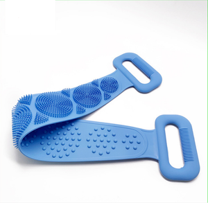 Darklight Dbj001 Bath Shower Silicone Body <b>Brush</b> & Belt Exfoliating <b>Scrub</b> Sponge Set for Promotional Use - Product Image 1