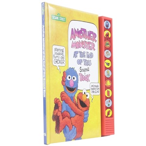 Livre audio interactif personnalisé OEM Monster End Press Hear Story Phrases, pages en carton, boîte à piles ABS, jouet pour tout-petits 0-3 3-6 - Product Image 3