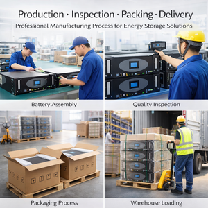 แบตเตอรี่ลิเธียมไอรอนฟอสเฟต (LiFePO4) แบบต่อพ่วงได้สำหรับเก็บพลังงานภายในบ้าน 51.2V ความจุ 5kWh 10kWh 14kWh 16kWh สำหรับระบบโซลาร์เซลล์ - Product Image 6