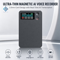 Enregistreur vocal AI A3P, mini enregistreur vocal, prise de notes vocales par IA, enregistrement à une touche pour réunion, conférence, interview, mémo vocal