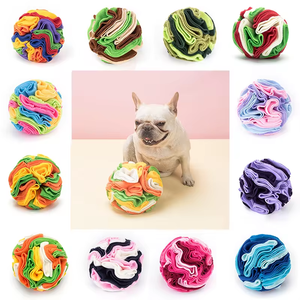 Manufacturer Wholesale Multi-colors Chew Plush Dog Snuffle Ball <b>Toy</b> - Product Image 1