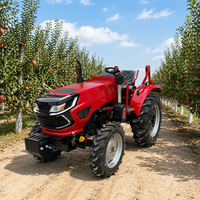 Tracteur utilitaire compact 4x4 80 CV avec moteur Yangdong CE Euro V, modèle best-seller, mini-tracteur à chenilles pour plantations
