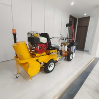 Machine de démarquage routier avec moteur 3KW, fonction de recyclage automatique pour la construction de marquages routiers
