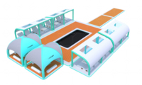 Grande maison gonflable à obstacles avec toboggans tunnels et parc de jeux commercial en PVC pour les événements pour enfants ou le plaisir dans la cour