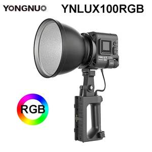 Yongnuo YNLUX100 RGB 120W 2000k-10000k Bowens Mount Handheld Outdoor Full Color Cob Led Video Light pour Tiktok <span class=keywords><strong>Yotube</strong></span> - Product Image 5