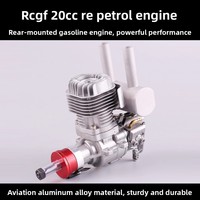 Moteur à essence RC GFK 20cc RE à montage arrière pour avion télécommandé à aile fixe en balsa