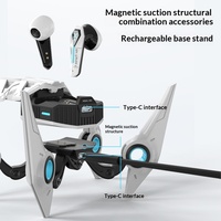 Nouveaux écouteurs sans fil 5.4 intra-auriculaires TWS pour le gaming avec support magnétique Cool Spider CE FCC RoHS