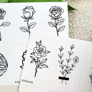 <span class=keywords><strong>Tatuajes</strong></span> Temporales <span class=keywords><strong>de</strong></span> Rosas Estilo Ins, Elegantes, Resistentes al Agua y al Sudor, Mini <span class=keywords><strong>Tatuajes</strong></span> <span class=keywords><strong>de</strong></span> Diosa - Product Image 6