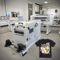 Imprimante DTF 33 cm à 2 têtes XP600/i3200 A3 pour transfert de film sur T-shirt, directement de l'usine