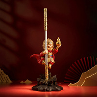 Statue de Roi Singe en Résine de Luxe, Mythologie Chinoise, Décoration d'Intérieur