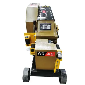 GQ40 Cortador de Vergalhões elétrico resistente, máquina de corte de barra de aço redonda para barra de aço de 40 mm de Diâmetro