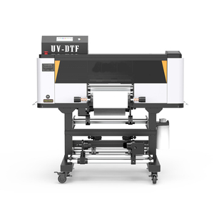 Imprimante <span class=keywords><strong>numérique</strong></span> automatique UV DTF Kun Tong, encre pigmentée, impression par transfert multicolore, film PET en rouleau de 60 cm, garantie 1 an, nouveauté - Product Image 1