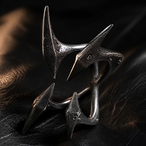 Gotik Sivri Açık Yüzük Ayarlanabilir Bakır Alaşımlı Ağır Metal Gösterişli Parmak Yüzüğü Erkekler Kadınlar İçin <span class=keywords><strong>Punk</strong></span> Takı - Product Image 2