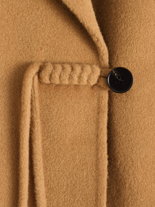 <span class=keywords><strong>Cappotto</strong></span> da Donna in Lana con Cintura | Lungo <span class=keywords><strong>Cappotto</strong></span> <span class=keywords><strong>Cammello</strong></span> con Tasche | Logo Personalizzato OEM ODM Disponibile - Product Image 5