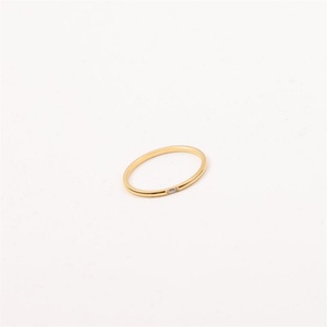 Anillos de Dedo de Zirconia Chapados en Oro, Joyería para Mujer, Anillos con Dijes, Joyería que No se Deslustra - Product Image 4