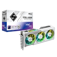 Nouvelle carte graphique de bureau Intel Arc B580 Steel Legend 12 Go OC GDDR6 avec ventilateur pour jeux vidéo