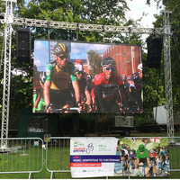 Pantalla LED P3.91 para Exteriores, Video Wall LED RGB para Publicidad, Pantalla LED de Alquiler para Exteriores