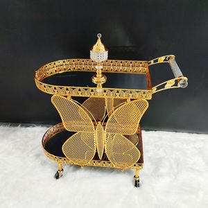 <span class=keywords><strong>รถ</strong></span>เข็นเสิร์ฟชาและอาหารสไตล์ตะวันออกกลางสุดหรูหราแบบเรโทร ขายดีข้ามพรมแดน จากโรงงานผู้ผลิตโดยตรง - Product Image 2
