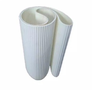 Sabuk Konveyor PVC Putih Berpola - Product Image 1