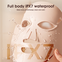 Masque facial sans fil 1072nm OEM ODM en silicone personnalisé, portable et manuel, pour les soins de la peau à domicile