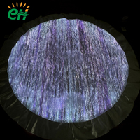 Nappe en fibre optique personnalisée avec interface USB, contrôle par télécommande/application, éclairage en fibre optique pour événements, expositions, festivals, décoration