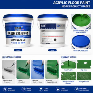 Pintura Acrílica de Secado Rápido para Pisos, Revestimiento Impermeable y Antideslizante para Renovación de Pisos de Cemento en Canchas y Talleres - Product Image 6