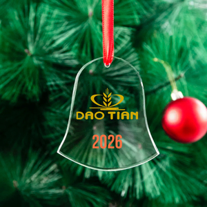 Pendentif cloche en cristal transparent DT Wholesale - Ornement de Noë<span class=keywords><strong>l</strong></span> en verre vierge pour gravure UV, gravure laser, décoration <span class=keywords><strong>à</strong></span> suspendre pour sapin de Noë<span class=keywords><strong>l</strong></span> - Product Image 1