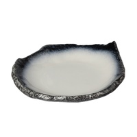Assiette de service pour sushi en grès, faite à la main, écologique, durable, jetable, sans BPA, compatible micro-ondes, pour cuisine japonaise et coréenne
