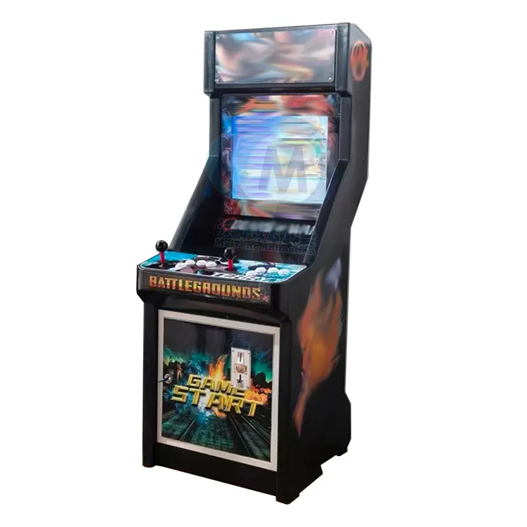 17" Plastic Street Fighter Upright Cabinet Old School Retro Arcade Fighting Game Machine