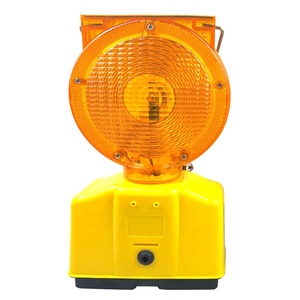 Feux de signalisation clignotants rouge et bleu solaires, double face, pour <span class=keywords><strong>chantier</strong></span> de construction - Product Image 1