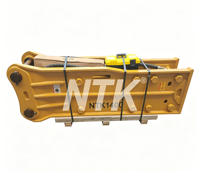 Ciseaux de brise-roche hydraulique NTK750 SB43 75 mm en acier allié 40Cr pour excavatrices de 6,5 à 9,0 tonnes, pour la construction de tunnels et le brisage de roches dans l'exploitation minière