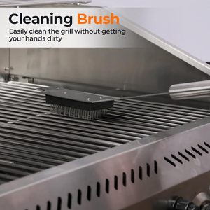 Stainless Steel <b>BBQ</b> <b>Tool</b> Set with Tongs-Multi-Piece Outdoor Camping Heat Resistant & Easily Cleaned Grilling Accessories - Product Image 4