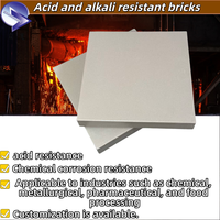 Carrelage résistant aux acides 300x300x30mm, brique céramique anti-corrosion haute résistance pour sols industriels et drainage