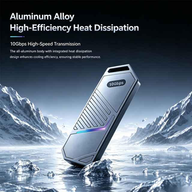 Nandstor Factory OEM Portable SSD High Speed Metal External Solid State Drive USB-C Custom Logo 512GB 1TB PSSD for Laptop or PC