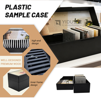 Boîte d'affichage portable en céramique marbrée avec impression personnalisée en gros, boîte de rangement en verre de quartz, boîte en carton