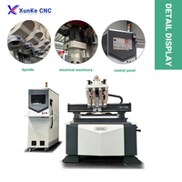 Routeur CNC ATC Xunke à performance stable 1325 1530 9KW, refroidissement par air, table à vide à engrenage unique, 12 outils, certifié CE, moteur pour meubles