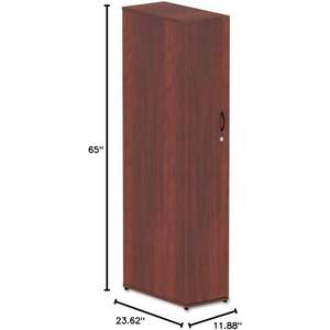 Armoire portable Alera Valencia Series, couleur cerise moyenne, dimensions 11,88 l x 22,78 profondeur x 65 h - Product Image 4