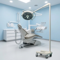 Lampe d'examen dentaire LED à 30 perles LED, sur pied mobile, pour clinique, hôpital, dentiste, OEM