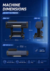 A1 60cm 3 Head UV Dtf Crystal <b>Sticker</b> <b>Printer</b> I3200 I1600 for Glass Metal PVC Acrylic Bottle Label Logo Printing <b>Machine</b> - Product Image 4