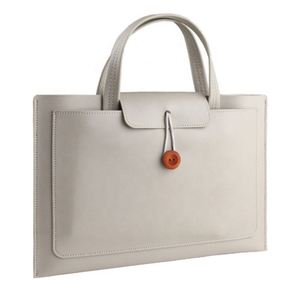 Black Travel Business Laptop <b>Bags</b> Covers <b>Computers</b> Pu Leather Briefcase Messenger Laptop Sleeve - Product Image 4