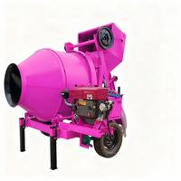 Bétonnière électrique portable JZC350/500 de haute qualité, moteur puissant, moment de charge élevé, pour usage en construction, prix bas, Chine