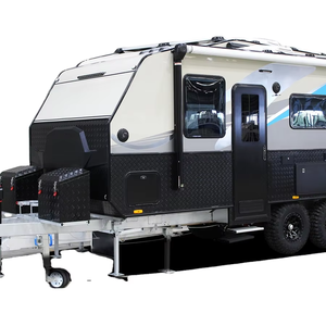 Remorque de voyage tout-terrain 4x4 de 20 pieds en fibre de verre et aluminium, mobilier de luxe, camping en plein air, remorque de camping-car - Product Image 1