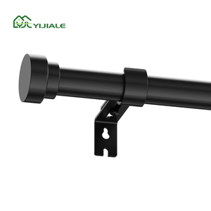 Tringle à rideaux réglable YIJIALE Source Maker en acier au carbone <span class=keywords><strong>de</strong></span> 25 mm, 0,46-3,05 m, pour véranda - Product Image 1