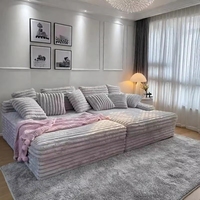 Juego de Sofá Cama de 3 Plazas, Compresible al Vacío, Sofá Modular Seccional para Sala de Estar