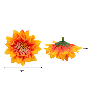 Dongchen Crafts Artificial Peony Flower 7cm Silk Flower <b>Head</b> For DIY Hair Ornament Hairpin Ancient <b>Style</b> Clothing Making - Product Image 5