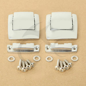 XINMATUO Chrome rasoir haché roi coffre loquets charnières adaptées pour Harley Tour Pak Touring XF2906365-<span class=keywords><strong>E</strong></span>-Set-US - Product Image 3